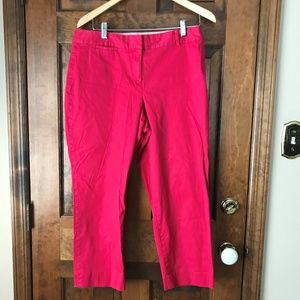 Talbots Pink Ankle Pants Size 10 Curvy